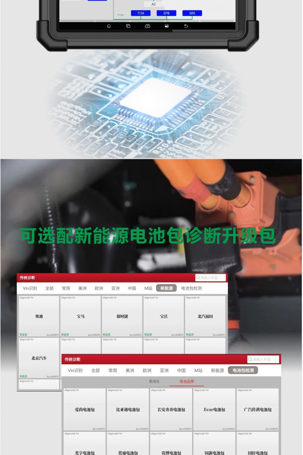 【元征】X-431 PRO 3S+ V3.0乘用车95% 超强诊断设备 新能源+燃油车 DOIP 特殊功能 清码数据流 归零匹配复位编码