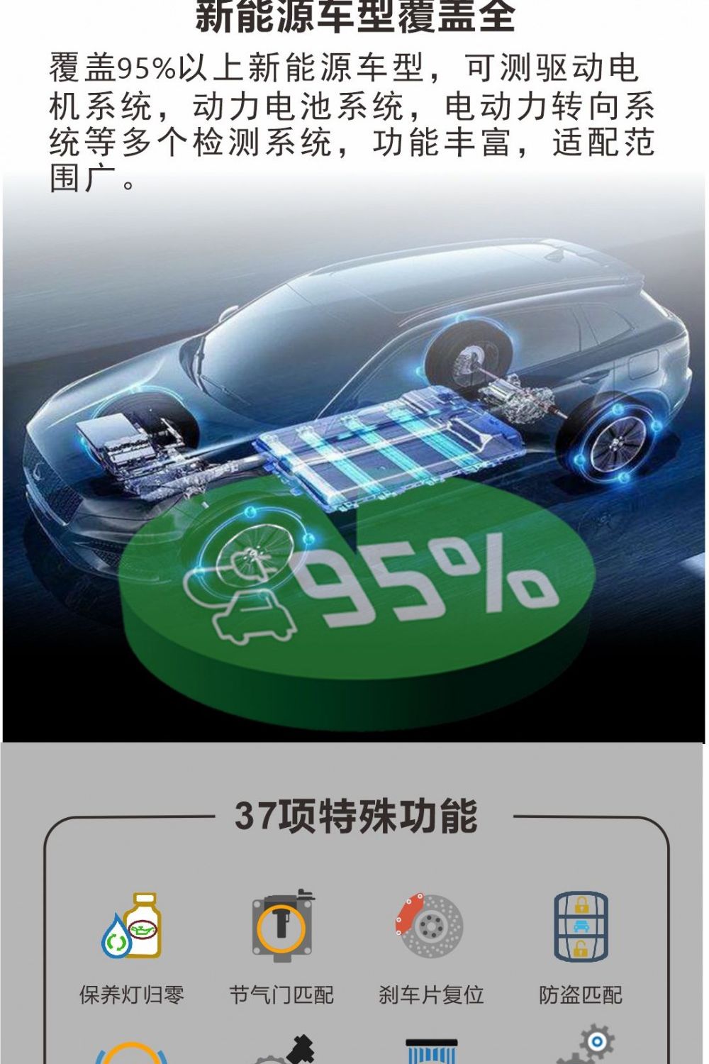 【元征】X-431 EV MAX新能源95% 超强整车+电机+电池包检测 远程诊断+在线编程 ADAS校准 特殊功能 归零匹配复位编码 欧美亚国产