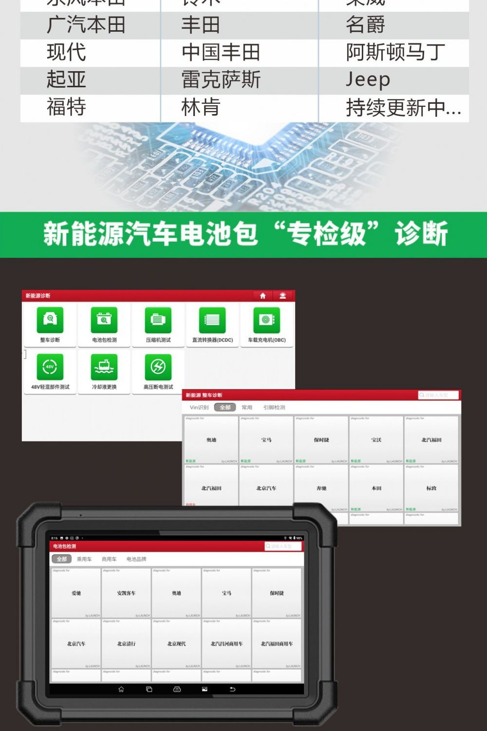 【元征】X-431 PRO 3S+ V5.0乘用车+新能源车95% 超强诊断+电池包检测 远程诊断 特殊功能 清码数据流 归零匹配复位编码 欧美亚国产