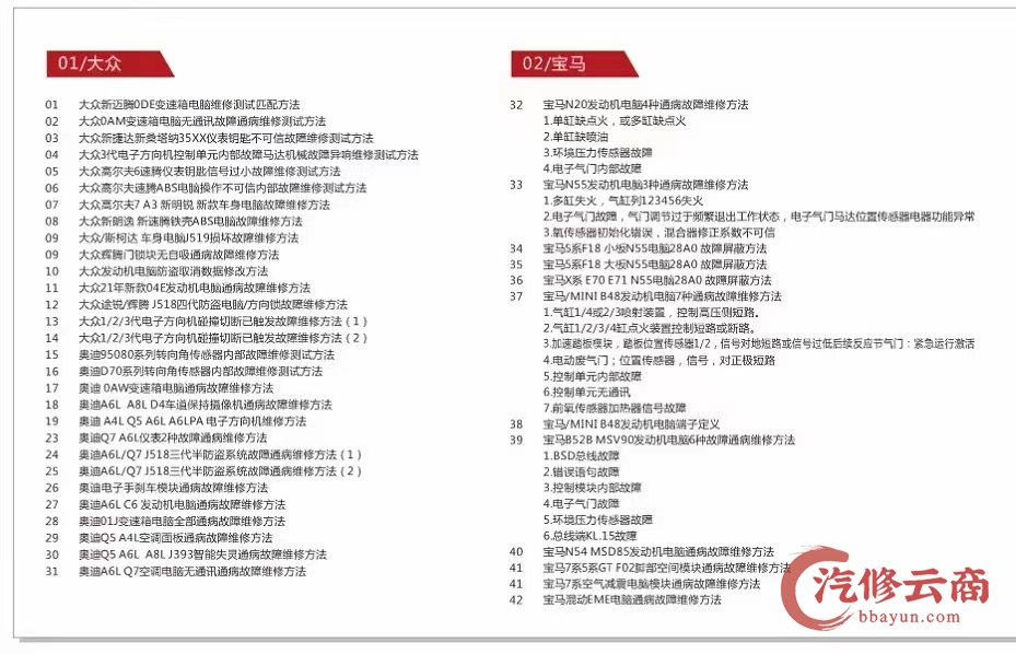 【连创-书籍】汽车电子常见故障维修及测试 彩色书+数据U盘 汇总常见实战案例: 特斯拉通用福特 大众奥迪奔驰宝马路虎保时捷宾利 丰田本田尼桑沃尔沃现代